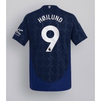 Fotbalové Dres Manchester United Rasmus Hojlund #9 Venkovní 2024-25 Krátký Rukáv